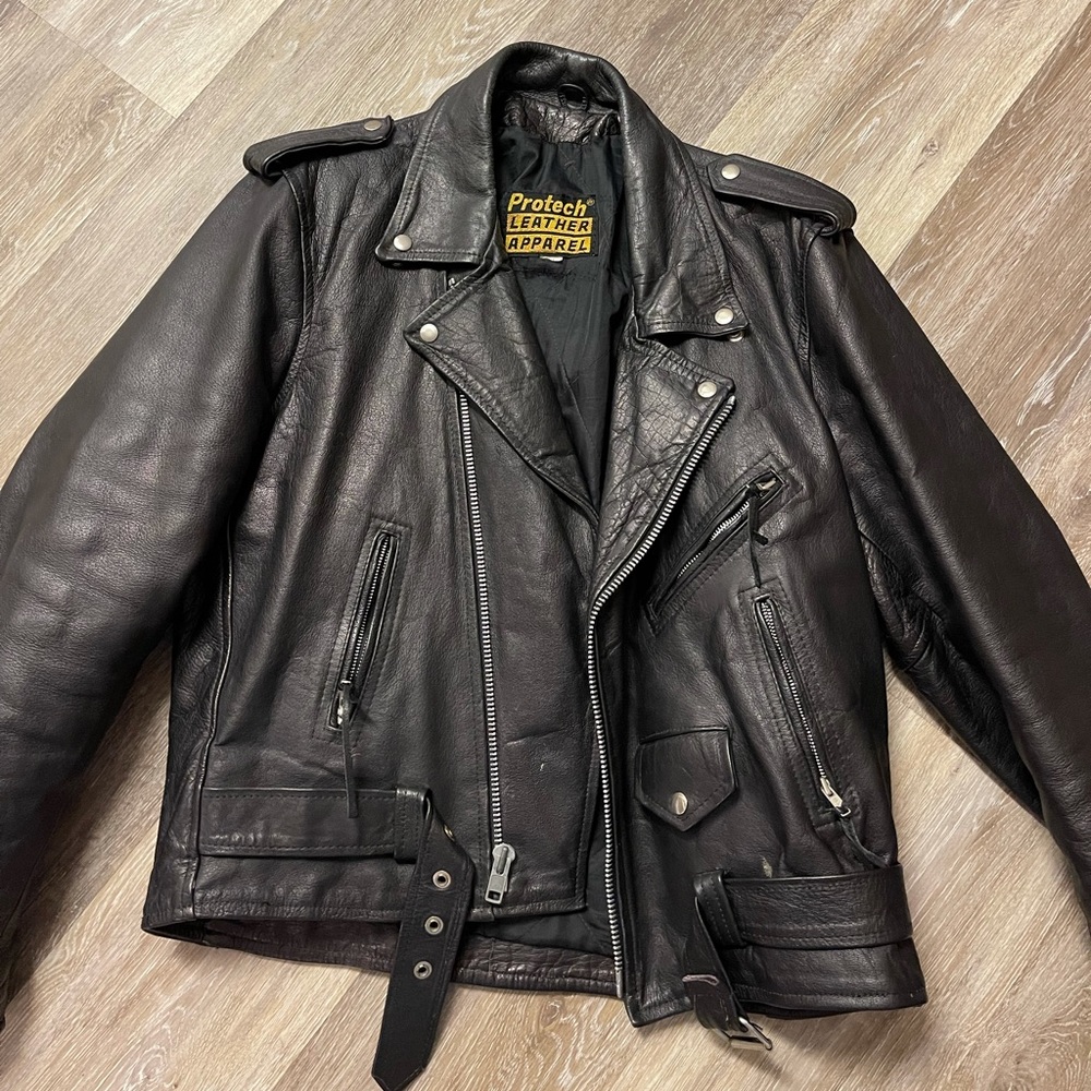 Men’s XL Protech leather jacket